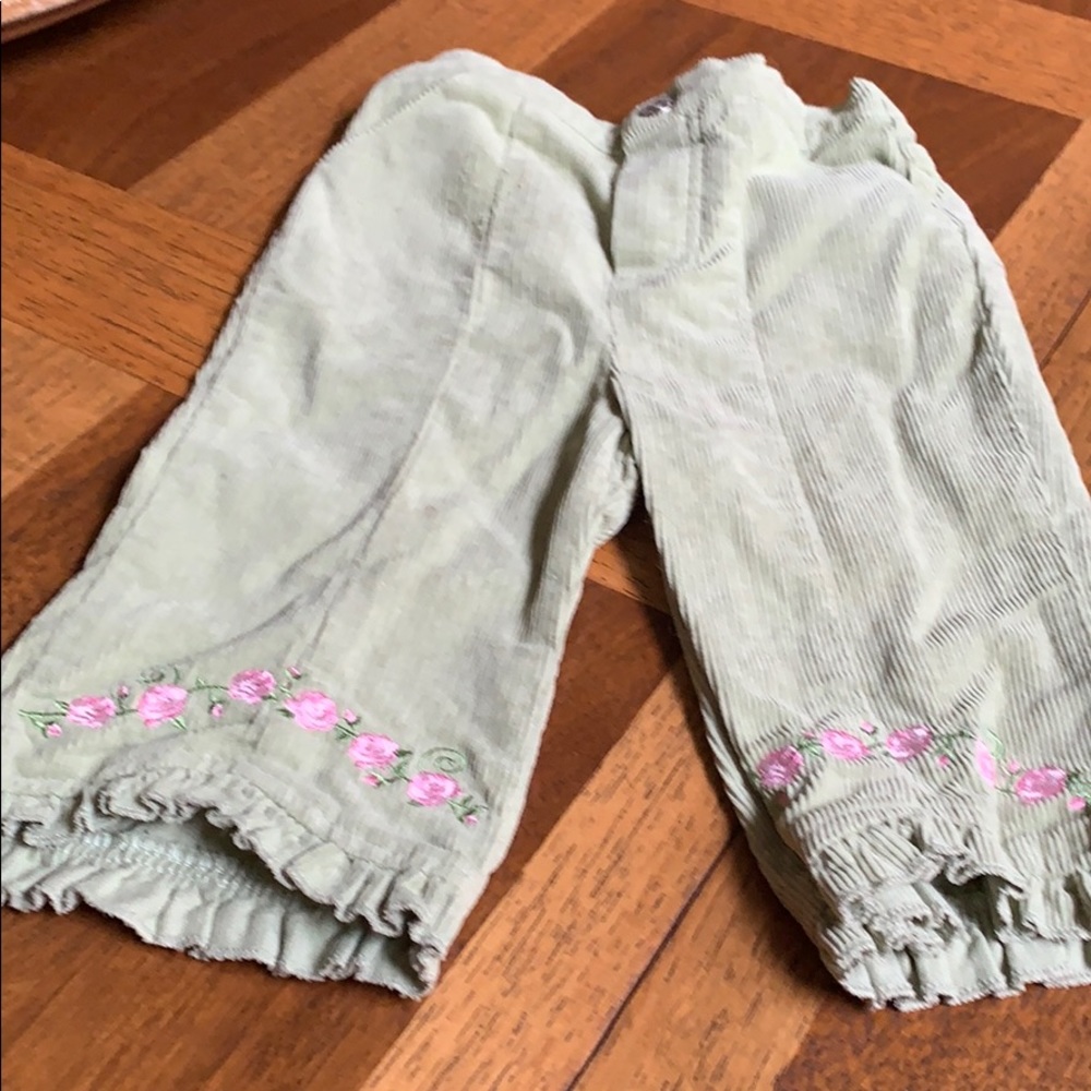 Corduroy baby pants
